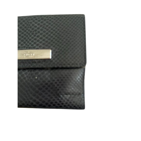 GUCCI Womens Vintage Black Leather Snap Clutch Wallet - Picture 3 of 11